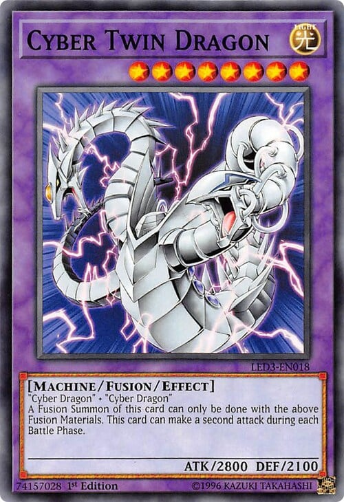 Drago Cyber Gemello Card Front