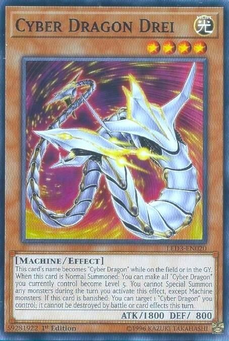 Cyber Dragon Drei Card Front