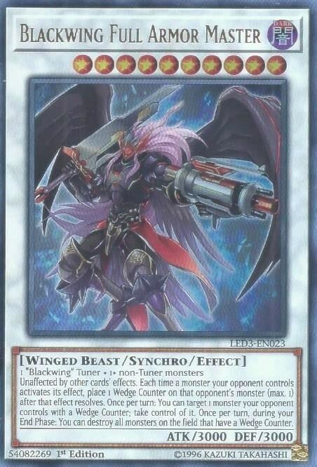 Blackwing Full Armor Master Card Front