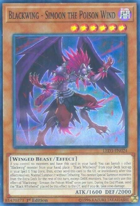 Blackwing - Simoon the Poison Wind Card Front