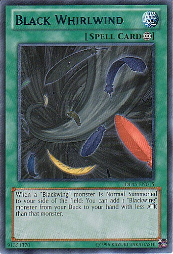 Black Whirlwind Card Front
