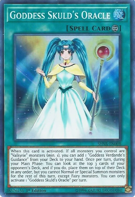 Goddess Skuld's Oracle Card Front