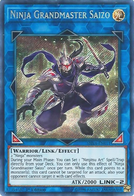 Ninja Grandmaster Saizo Card Front