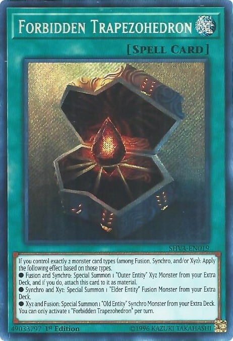 Forbidden Trapezohedron Card Front