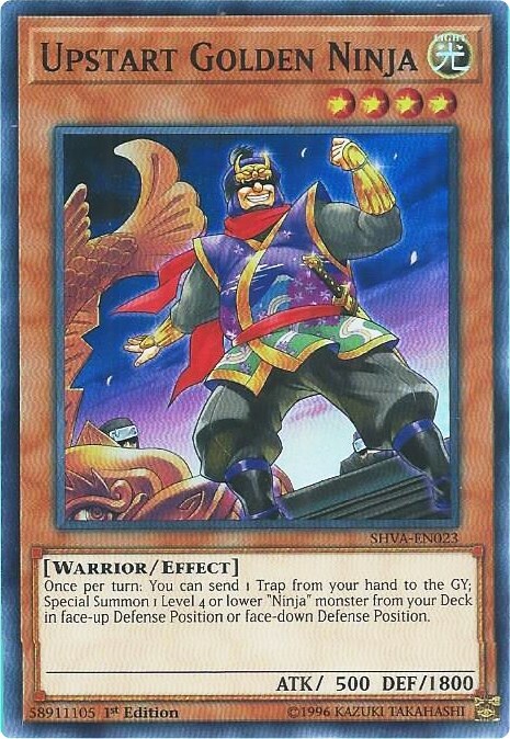 Upstart Golden Ninja Card Front