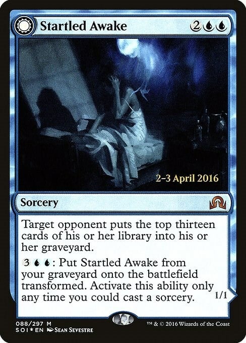 Startled Awake // Persistent Nightmare Card Front