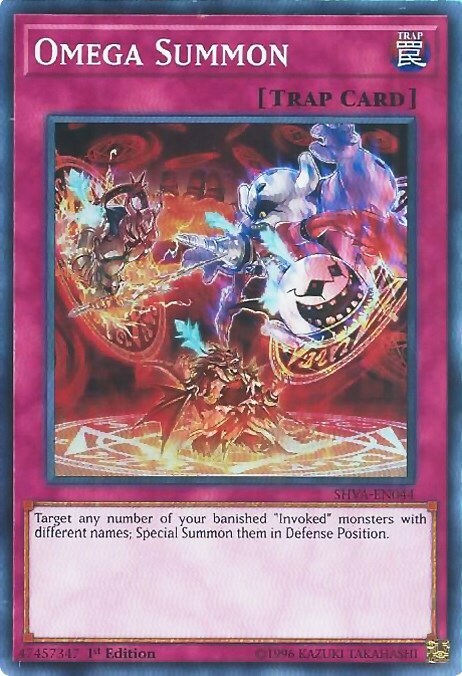 Omega Summon Card Front