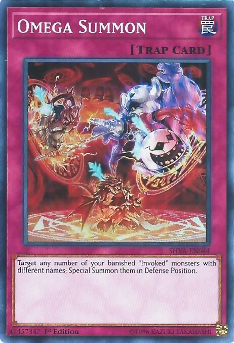 Omega Summon Card Front