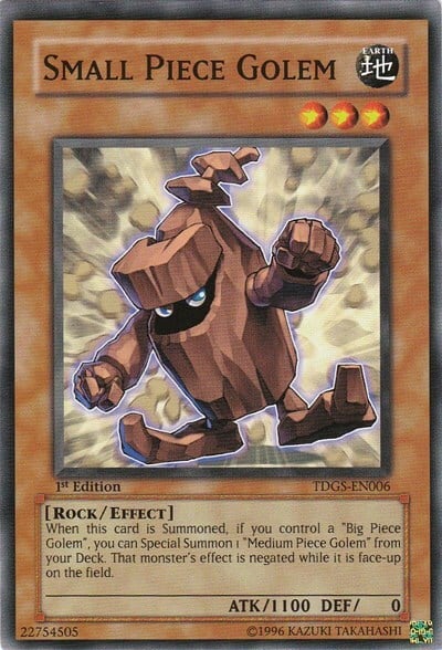 Small Piece Golem Card Front