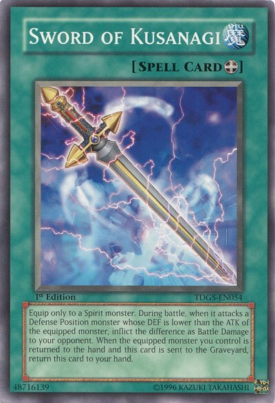Sword of Kusanagi Card Front