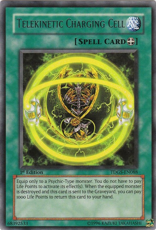 Telekinetic Charging Cell Card Front