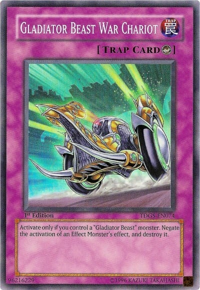 Gladiator Beast War Chariot Card Front