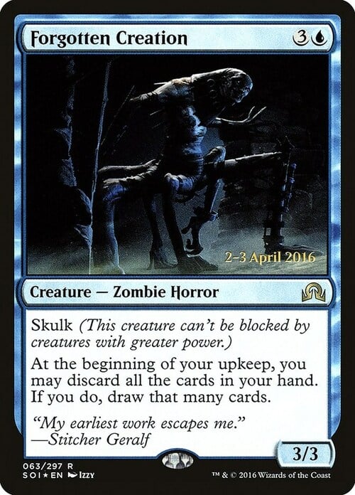 Forgotten Creation Card Front