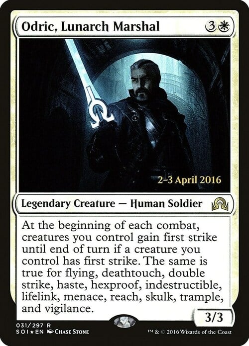 Odric, Lunarch Marshal Card Front