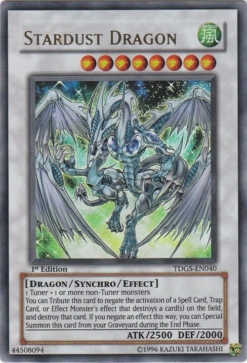 Stardust Dragon Card Front