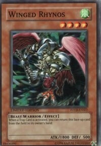 Winged Rhynos Card Front