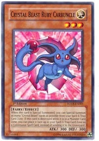 Crystal Beast Ruby Carbuncle Card Front