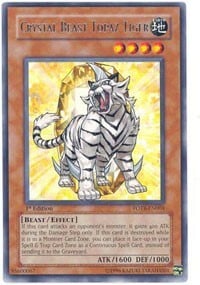 Crystal Beast Topaz Tiger Card Front
