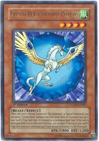 Crystal Beast Sapphire Pegasus Card Front
