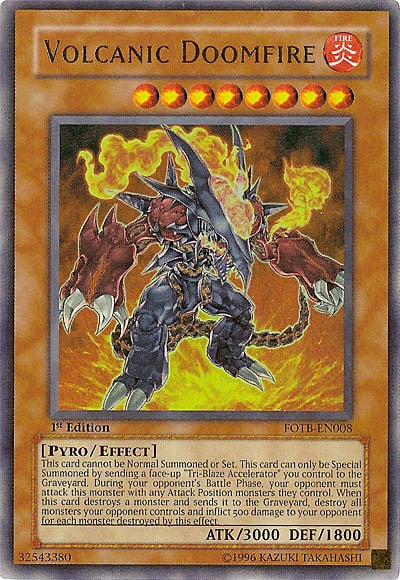 Volcanic Doomfire Card Front