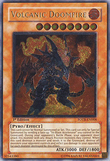 Volcanic Doomfire Card Front