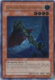 Elemental Hero Captain Gold · Ultimate Rare 014ul