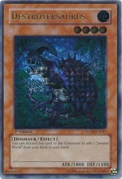Destroyersaurus Card Front