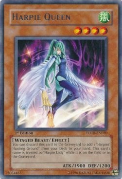 Harpie Queen Card Front