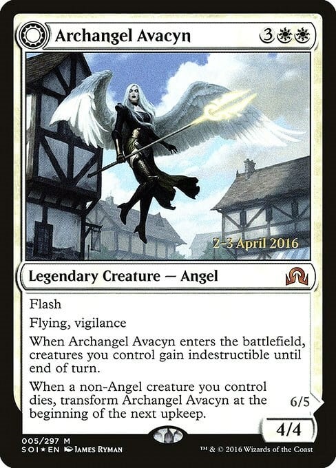 Archangel Avacyn // Avacyn, the Purifier Card Front
