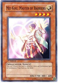Mei-Kou, Master of Barriers Card Front