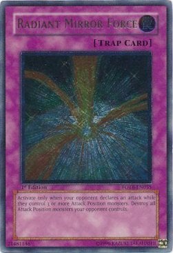 Radiant Mirror Force Card Front