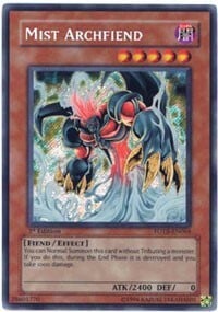 Mist Archfiend Card Front