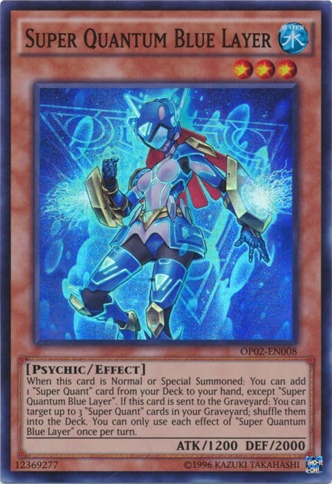 Super Quantum Blue Layer Card Front