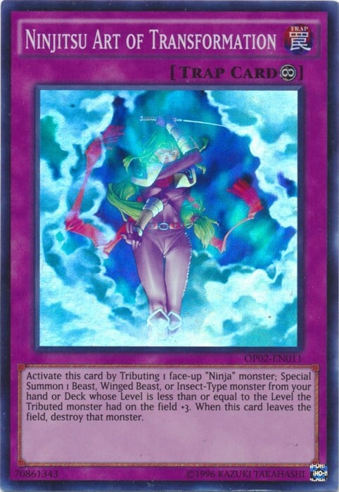 Ninjitsu Art of Transformation Card Front