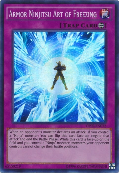 Armor Ninjitsu Art of Freezing Card Front