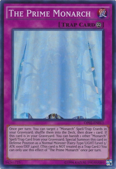 The Prime Monarch Card Front