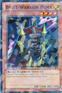 Beast-Warrior Puma Card Front