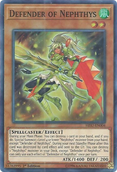 Defender of Nephthys Card Front