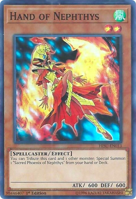 Yu-Gi-Oh! Trading Card - Hand Of Nephthys (LCYW-EN260) - Rare - From Legendary Collection 3: Yugi's World