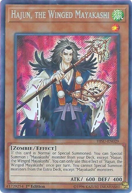 Hajun, the Winged Mayakashi Card Front
