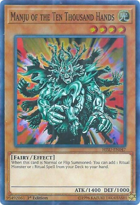 Manju of the Ten Thousand Hands Card Front