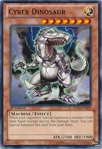 Cyber Dinosauro Card Front