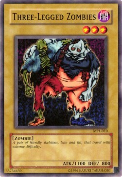 Three-Legged Zombies Card Front