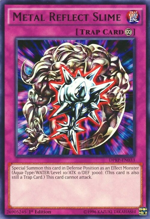 Metal Reflect Slime Card Front