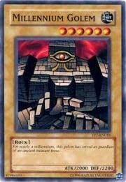 Millennium Golem Card Front