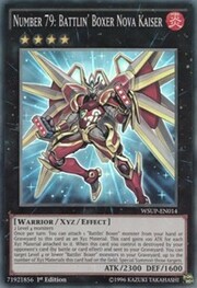 Number 79: Battlin' Boxer Nova Kaiser · Super Rare 014