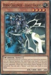 Heroic Challenger - Assault Halberd · Super Rare 016