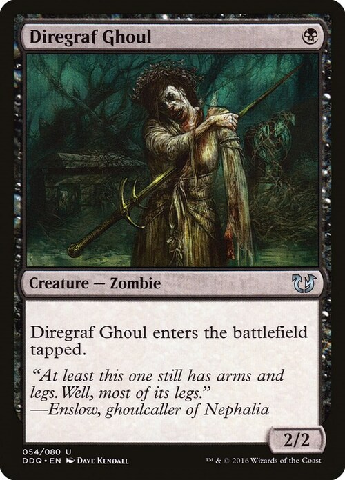 Ghoul del Cimitero di Guerra Card Front