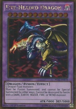 Five-Headed Dragon Card Front
