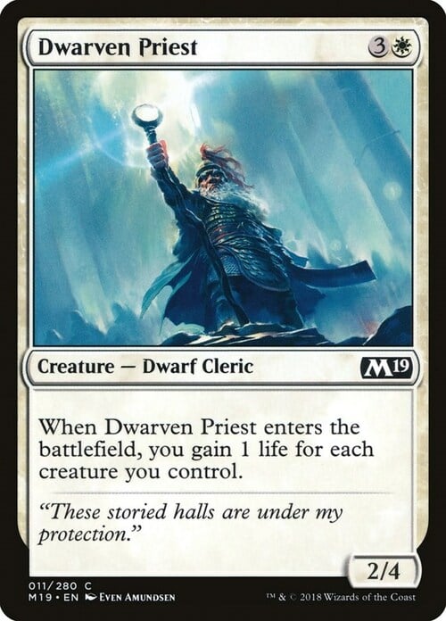 Dwarven Priest Card Front